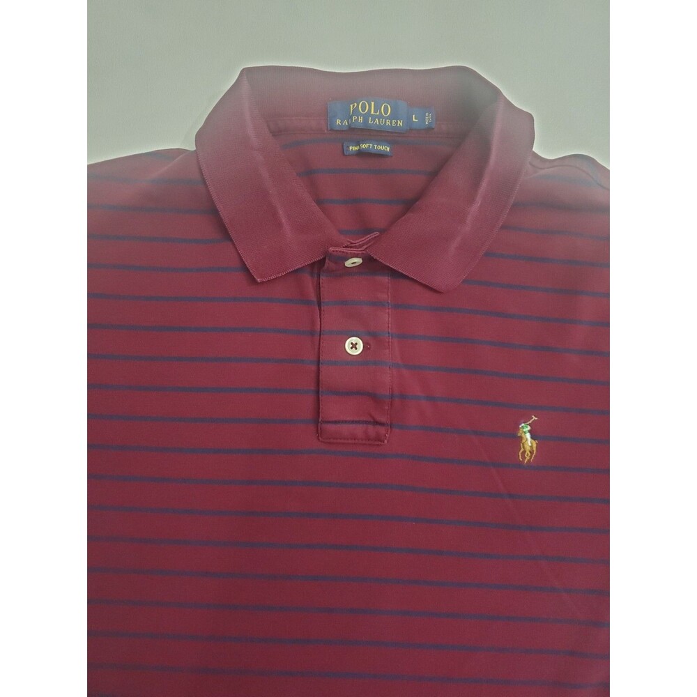 Polo By Ralph Lauren Men's Short Sleeve Polo Pima Soft Shirt, Large